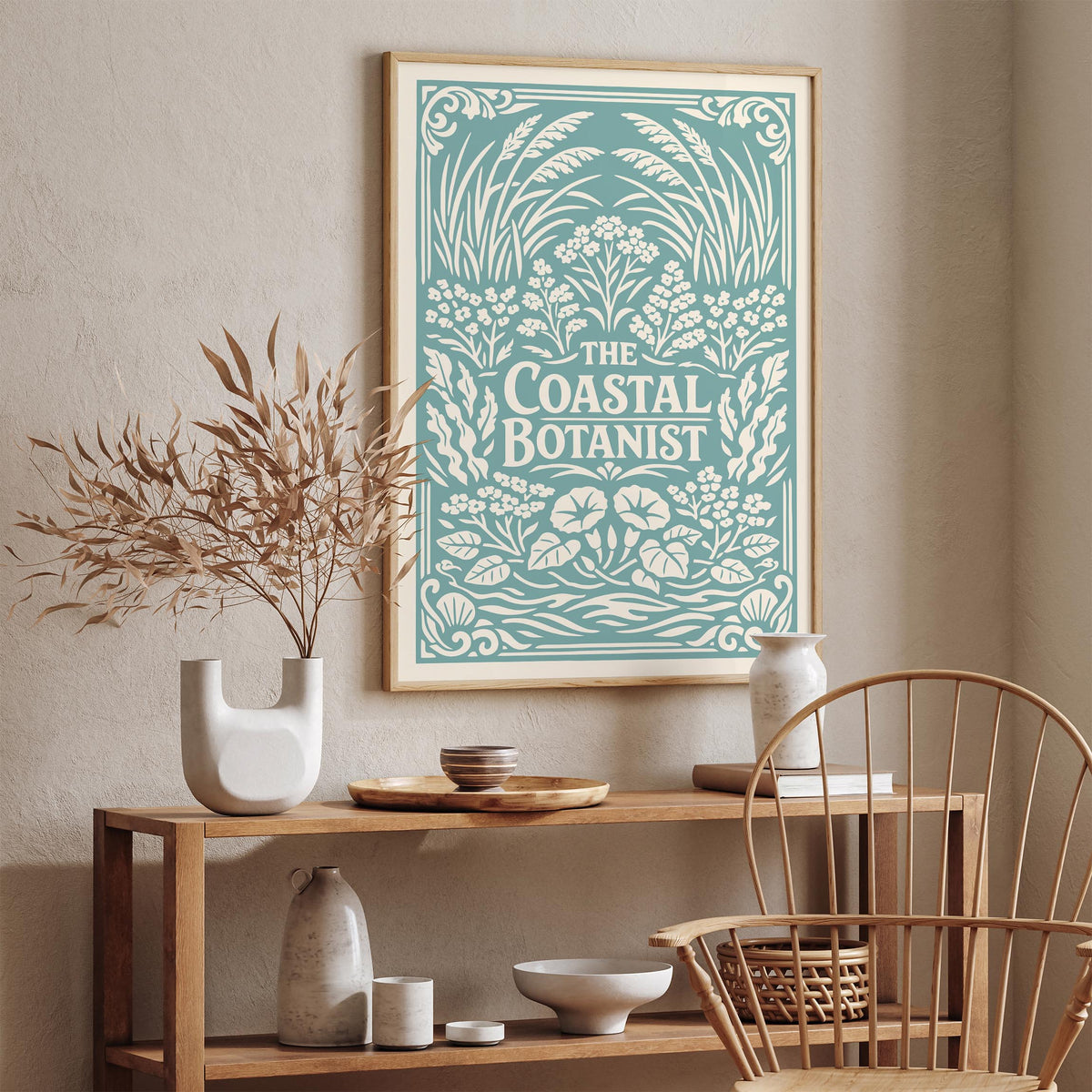Coastal Botanist Botanical Art Poster