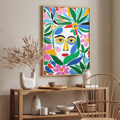 Tropical Paradise, Eclectic Colorful Wall Art