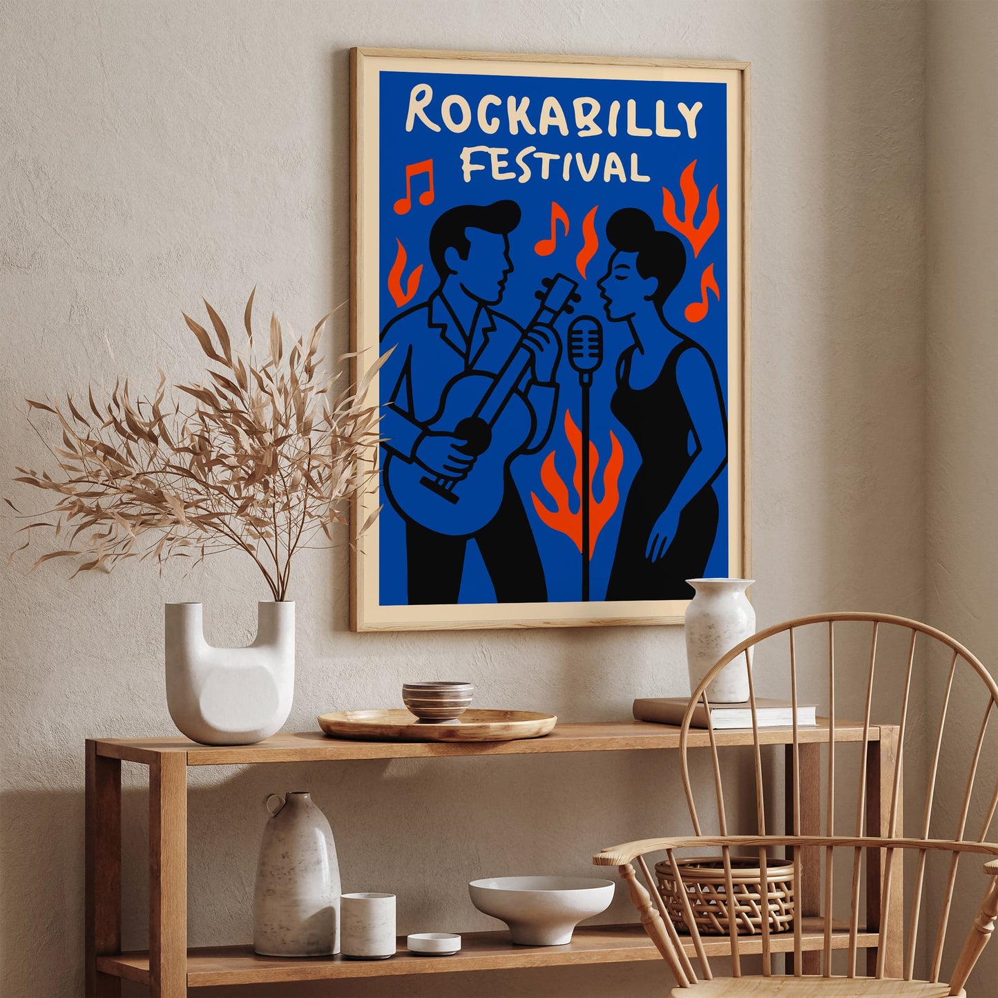 Rockabilly Festival Music Poster