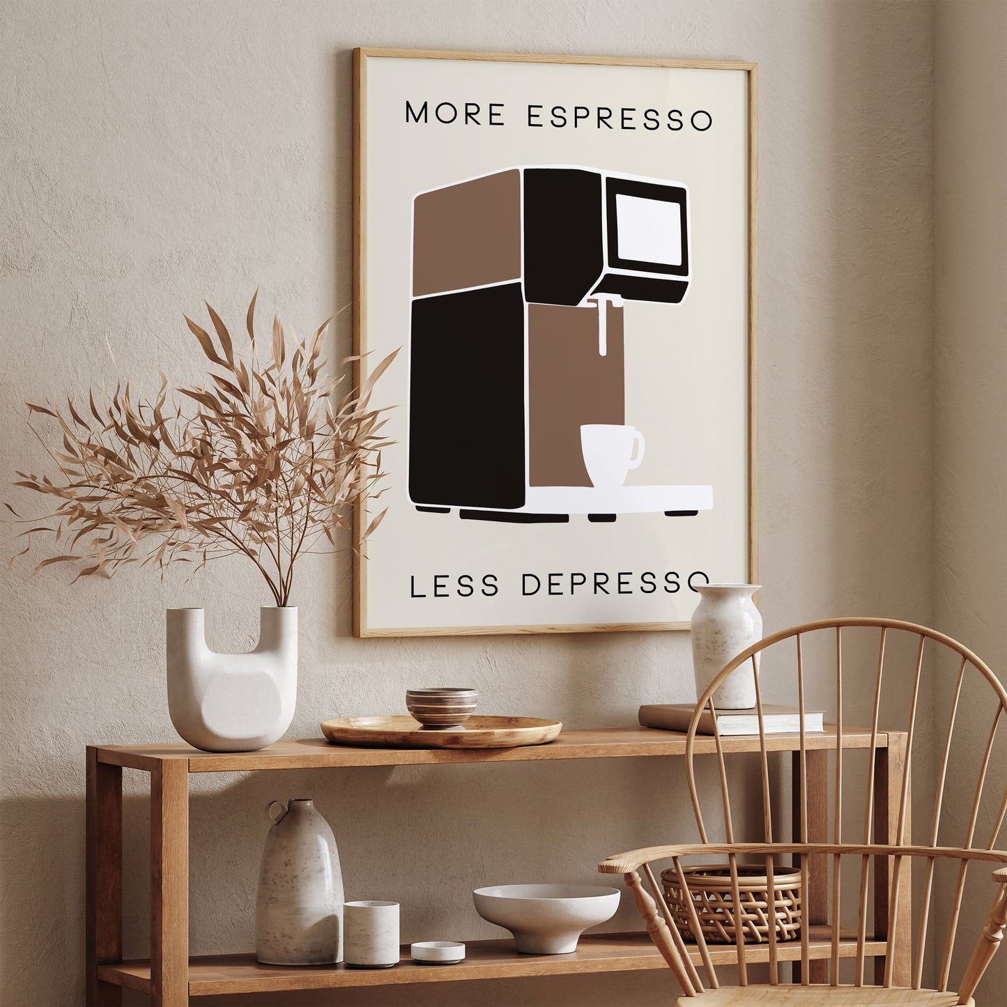 More Espresso Less Depresso Motivational Poster