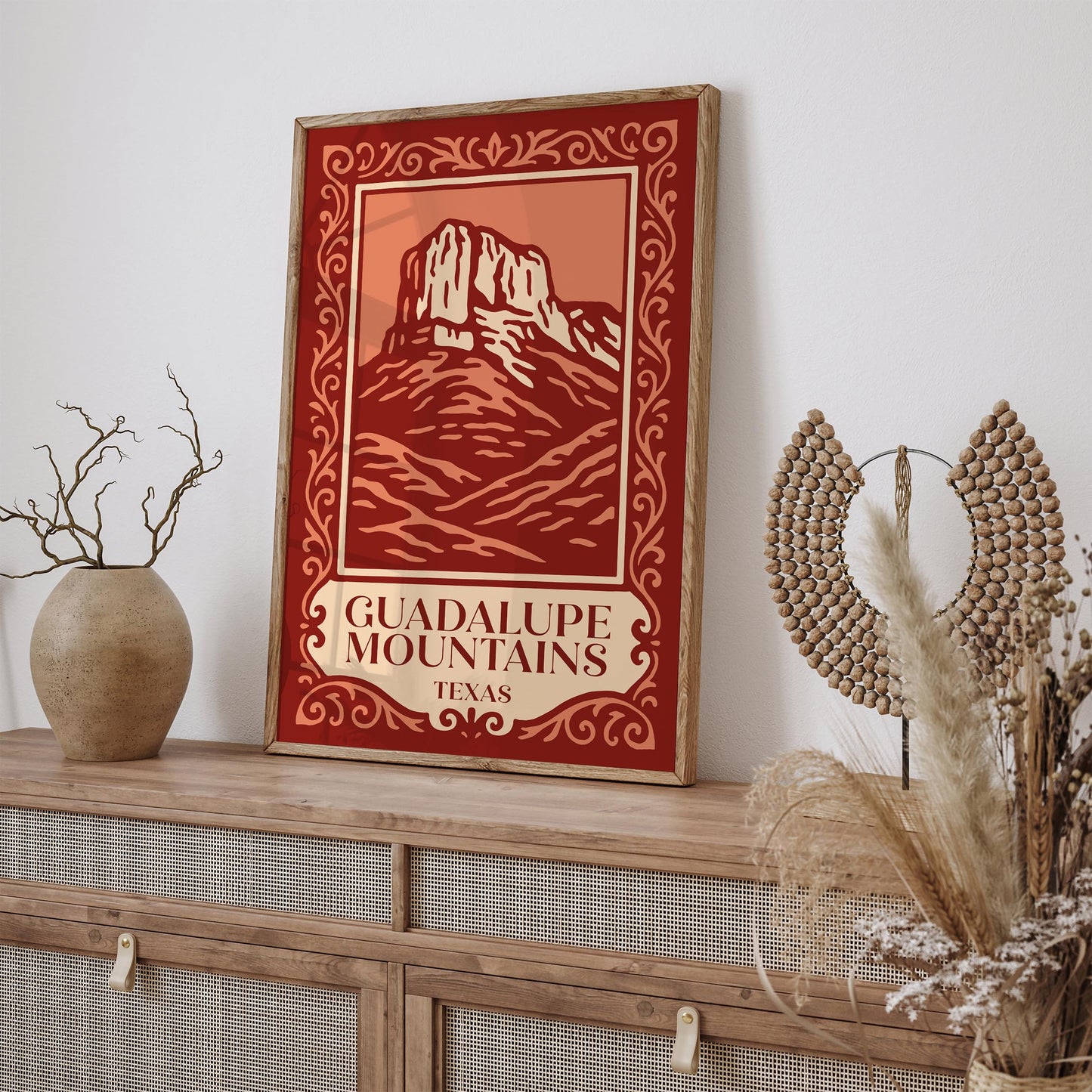 Guadalupe Mountains Texas National Park Poster