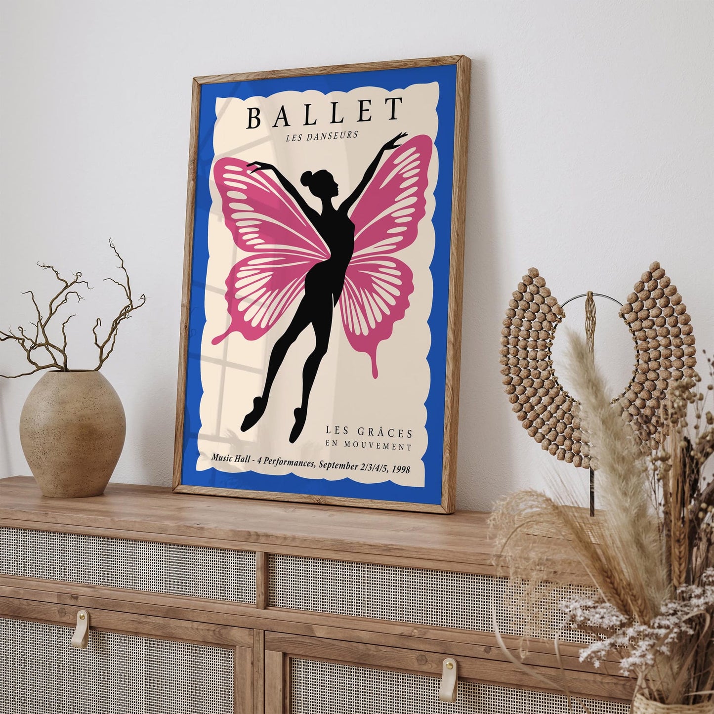 Ballet Butterfly Art Print 2025