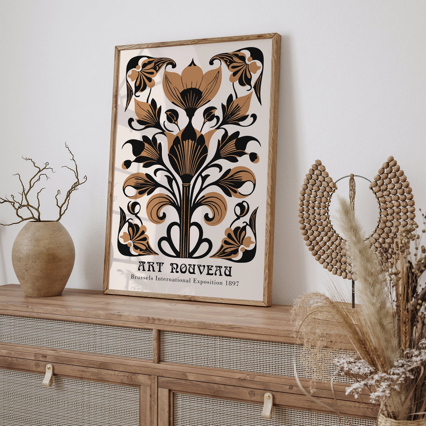 Botanical Art Nouveau Art Print