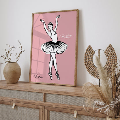 Paris Ballet Dance Wall Art