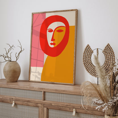 Mid Century Modern Composition Art Print