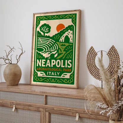 Neapolis Archaeological Park Poster - Sicily Italy Wall Art