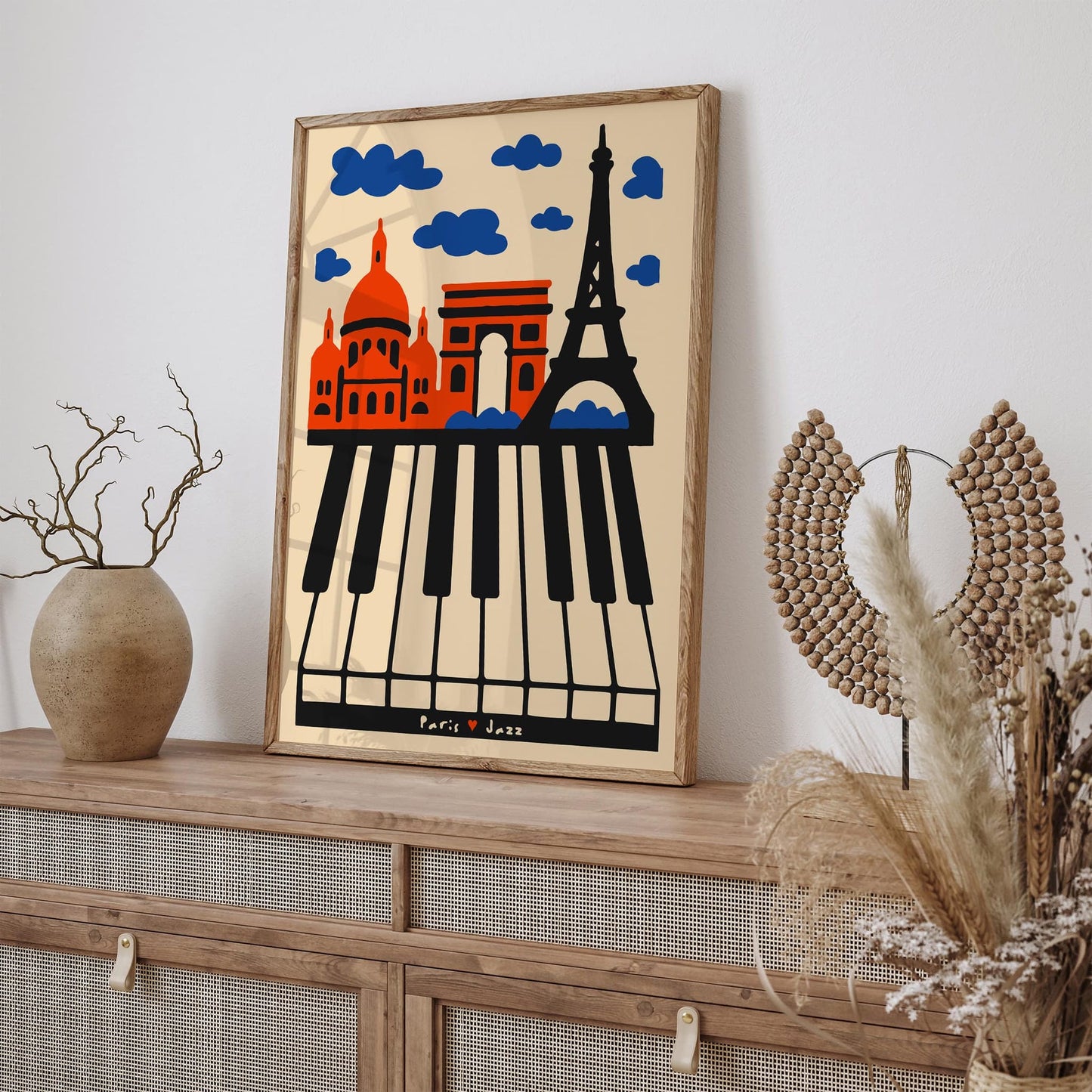 Jazz in the Heart of Paris Poster - Music Art Print 2025