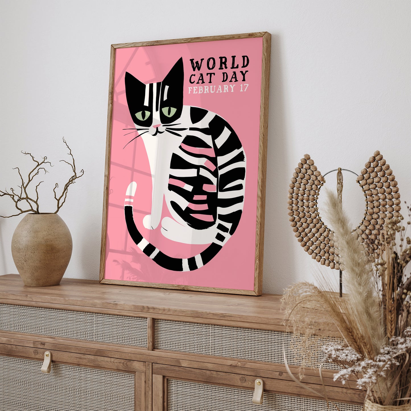 World Cat Day Poster - Cat Owner Gift