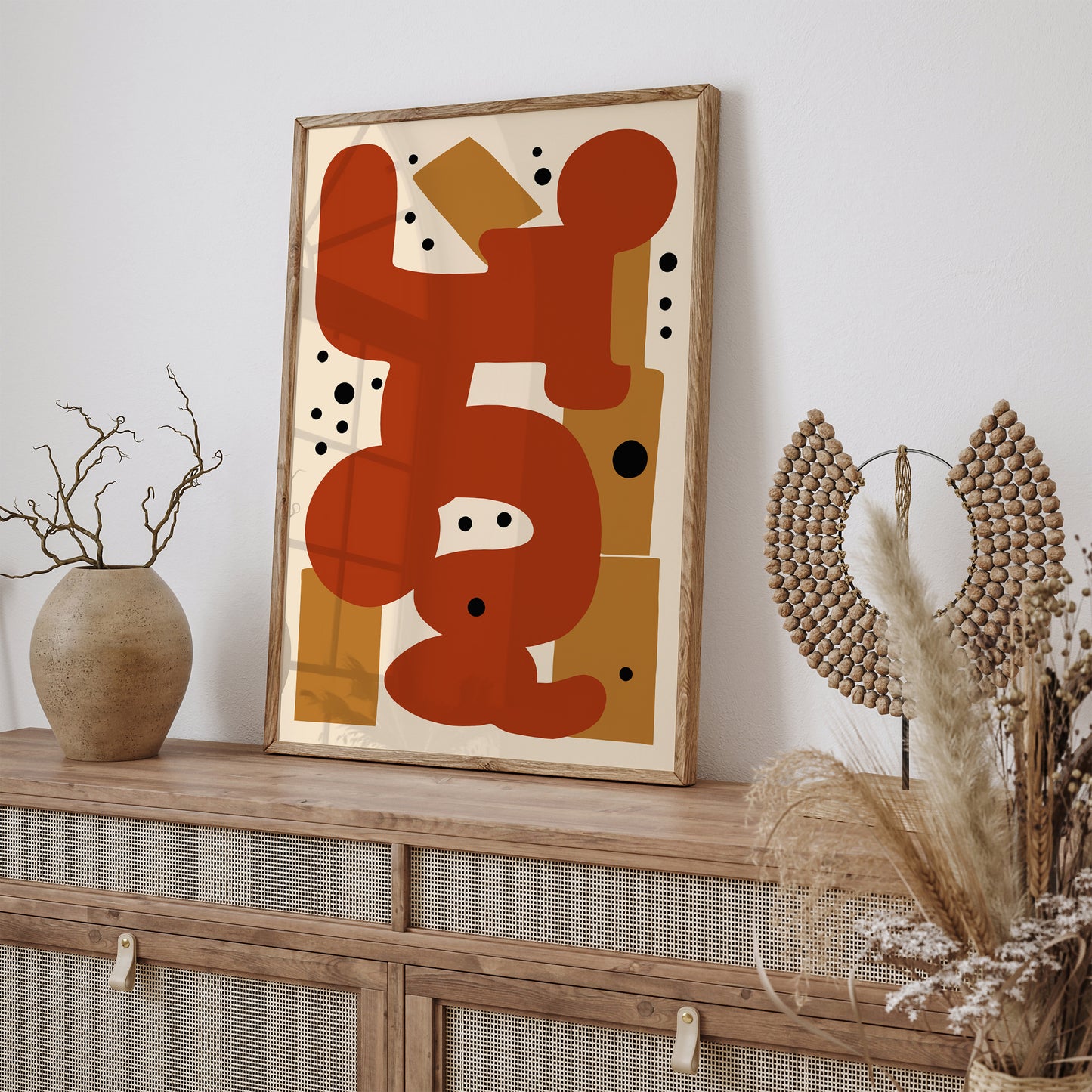 Mid Century Modern Abstract Wall Art