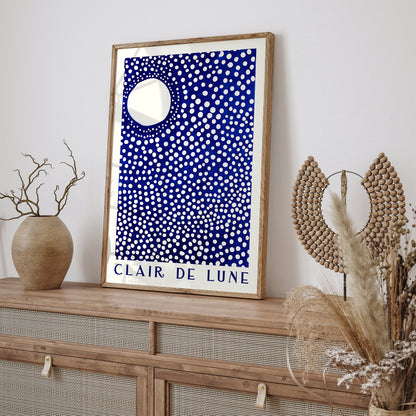 Clair de Lune Dots Poster