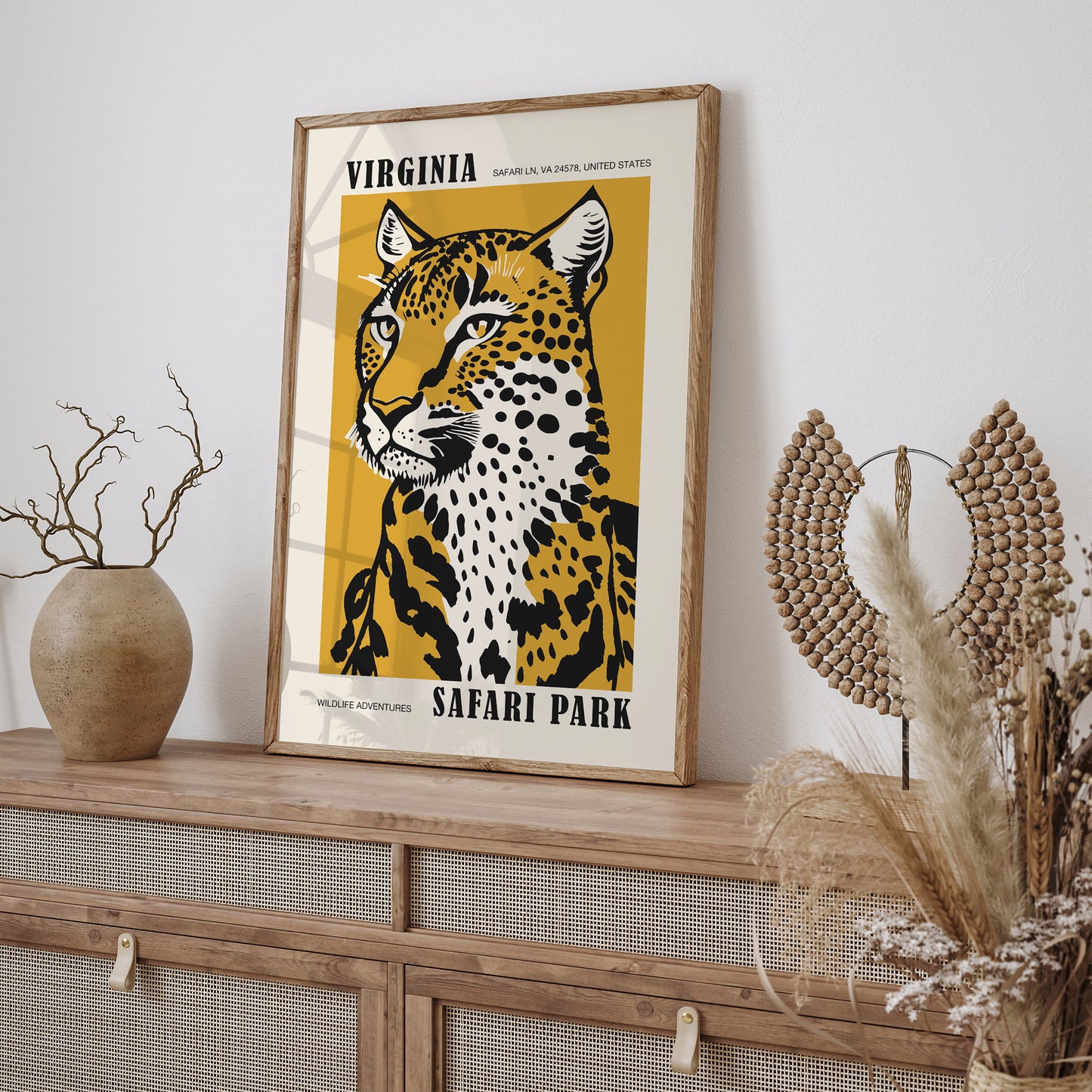 Virginia Safari Park Travel Poster