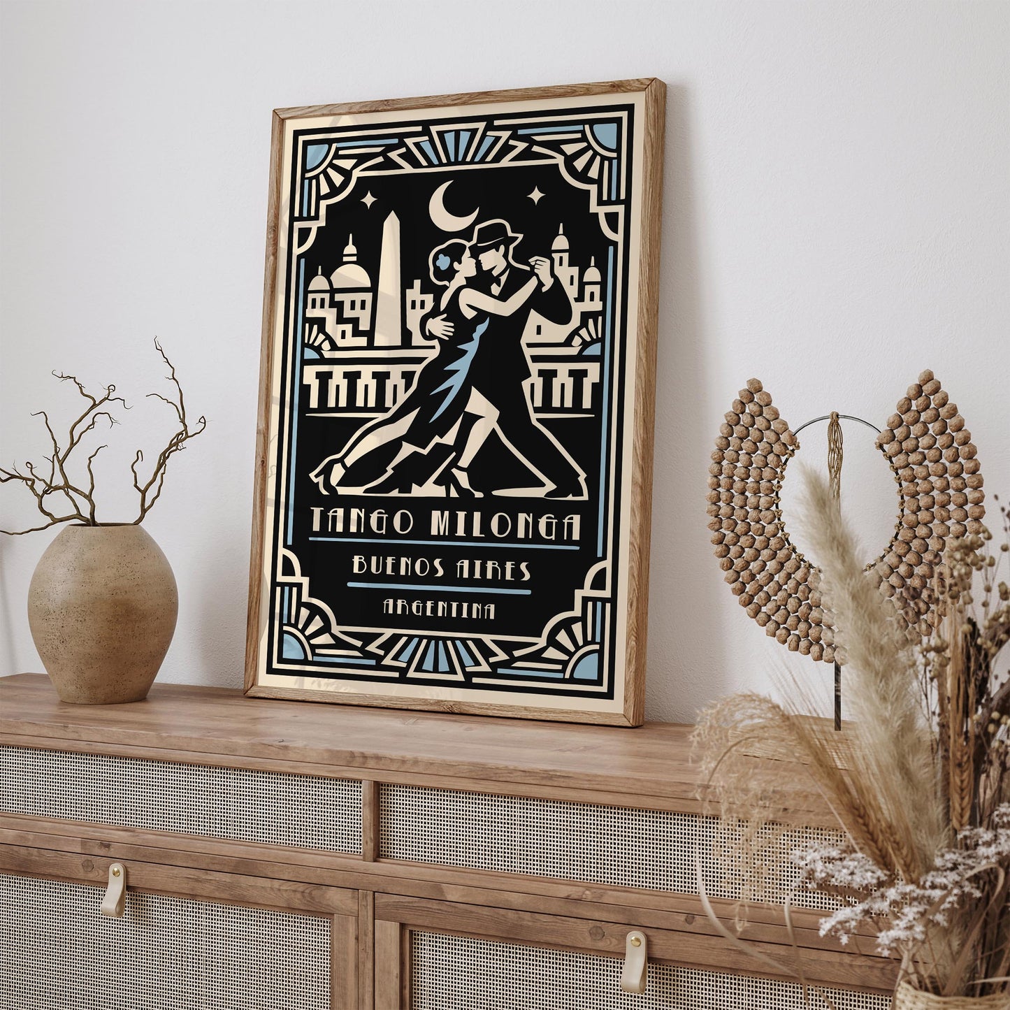 Buenos Aires Tango Poster – Argentina Dance Wall Art