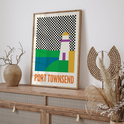 Port Townsend Poster - Mid Century Modern Wall Art