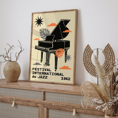 Festival International De Jazz 1962 Poster