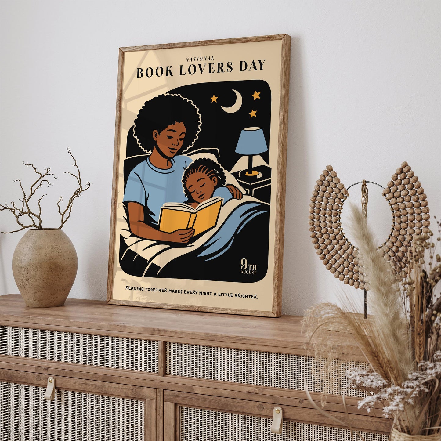 National Book Lovers Day Poster