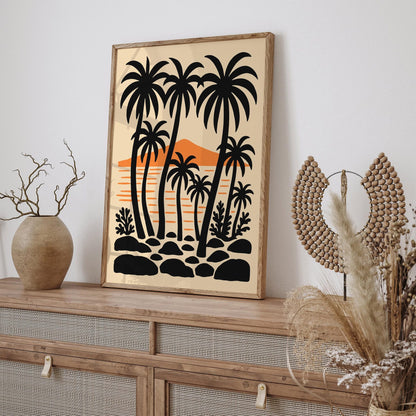 Tropical Landscape Wall Art – Stunning Beach Print