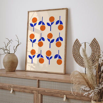 Modern Minimalist Flowers Print