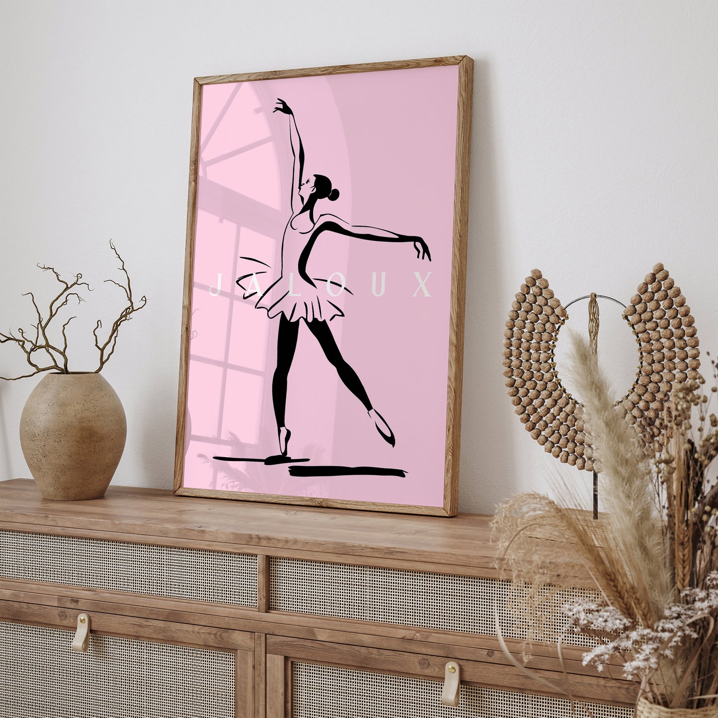 Minimalist French Ballet Wall Art Print