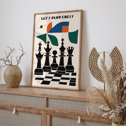 Let's Play Chess Poster