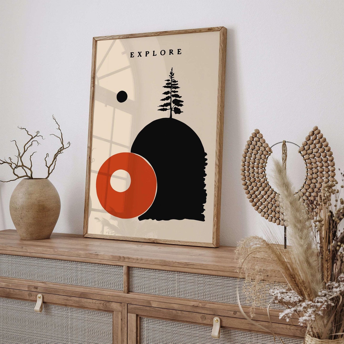 Explore Modern Minimalist Travel Poster