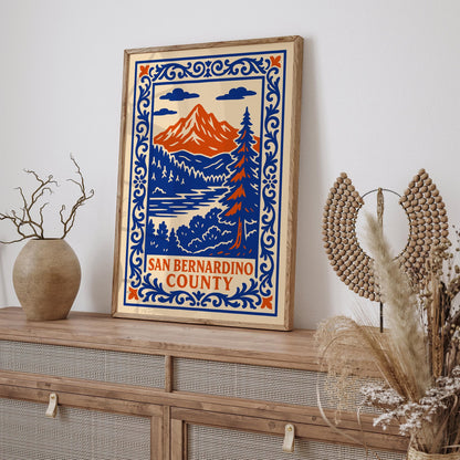 San Bernardino County Landscape Poster