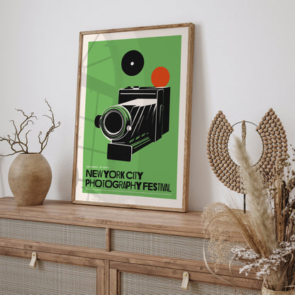 NYC Photography Festival Retro Poster