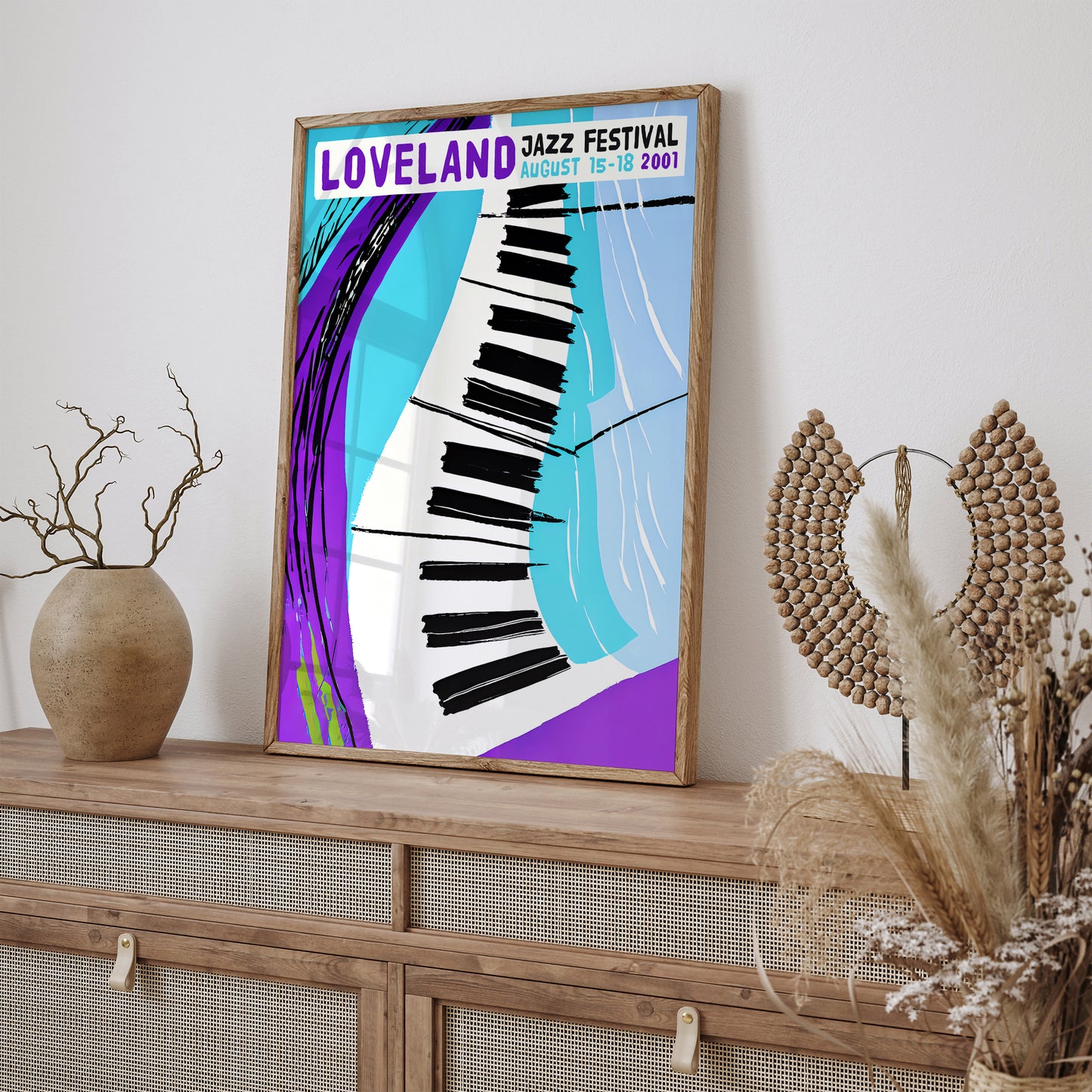 Loveland Jazz Festival - Purple 2001 Poster