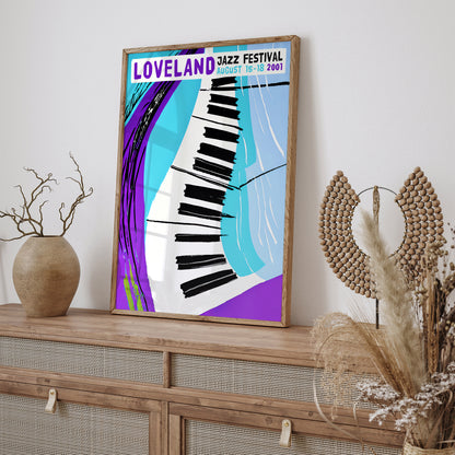 Loveland Jazz Festival - Purple 2001 Poster