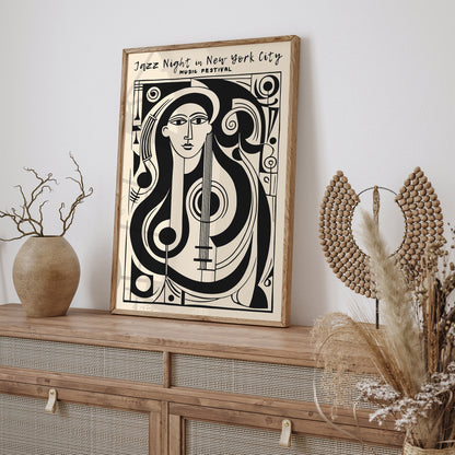 Jazz Night in NYC Music Poster