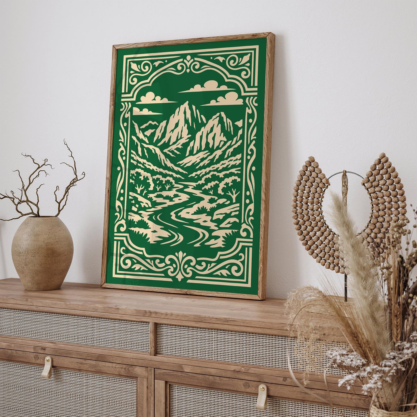 Green Zion National Park Poster