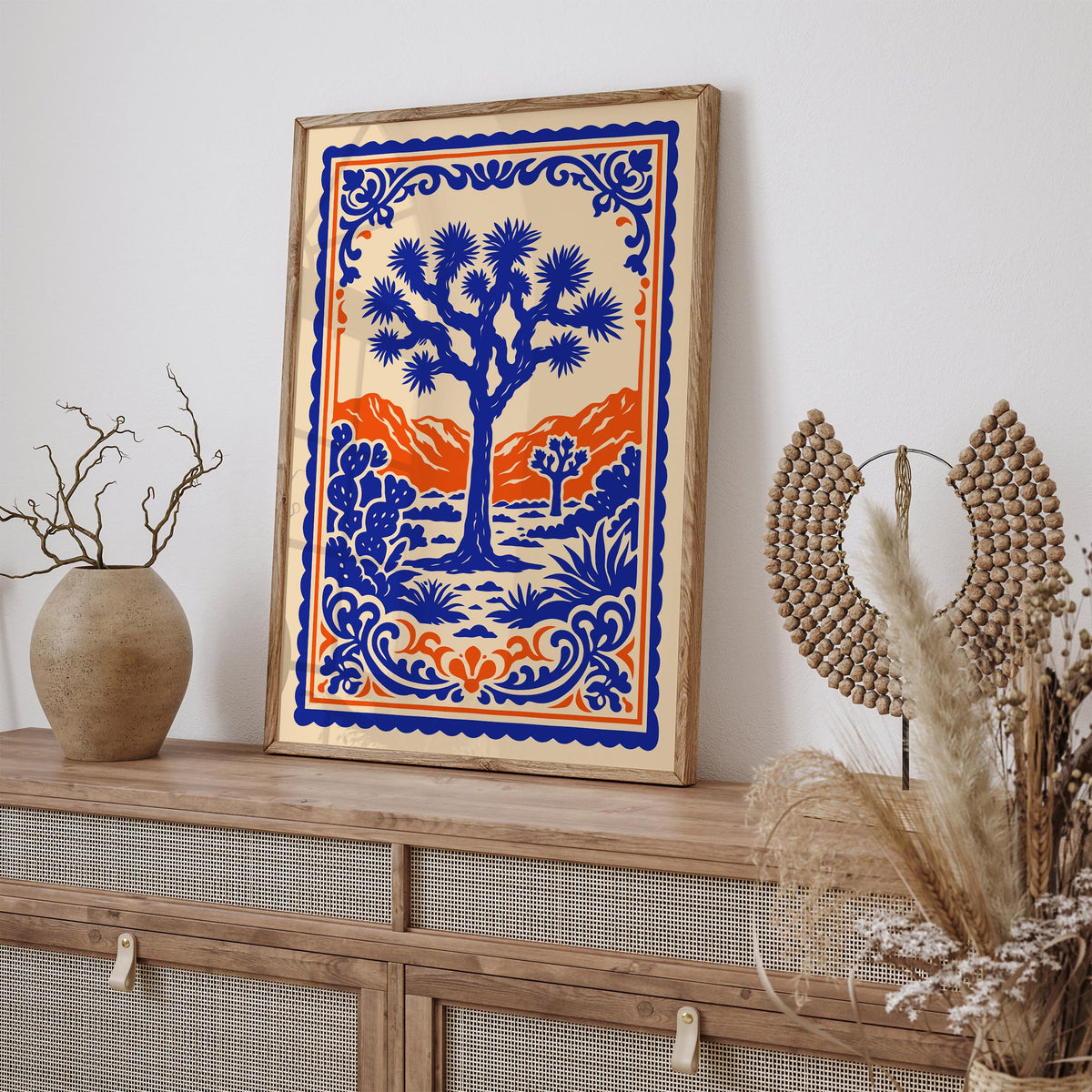 Joshua Tree National Park Palm Springs Travel Poster