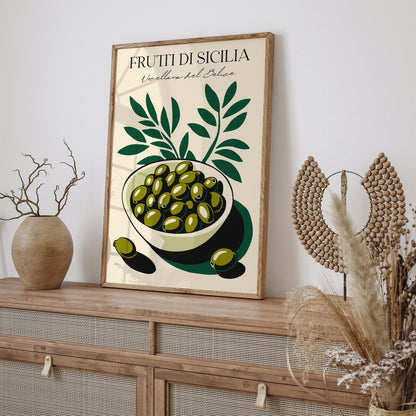 Nocellara del Belice Olives Art Print