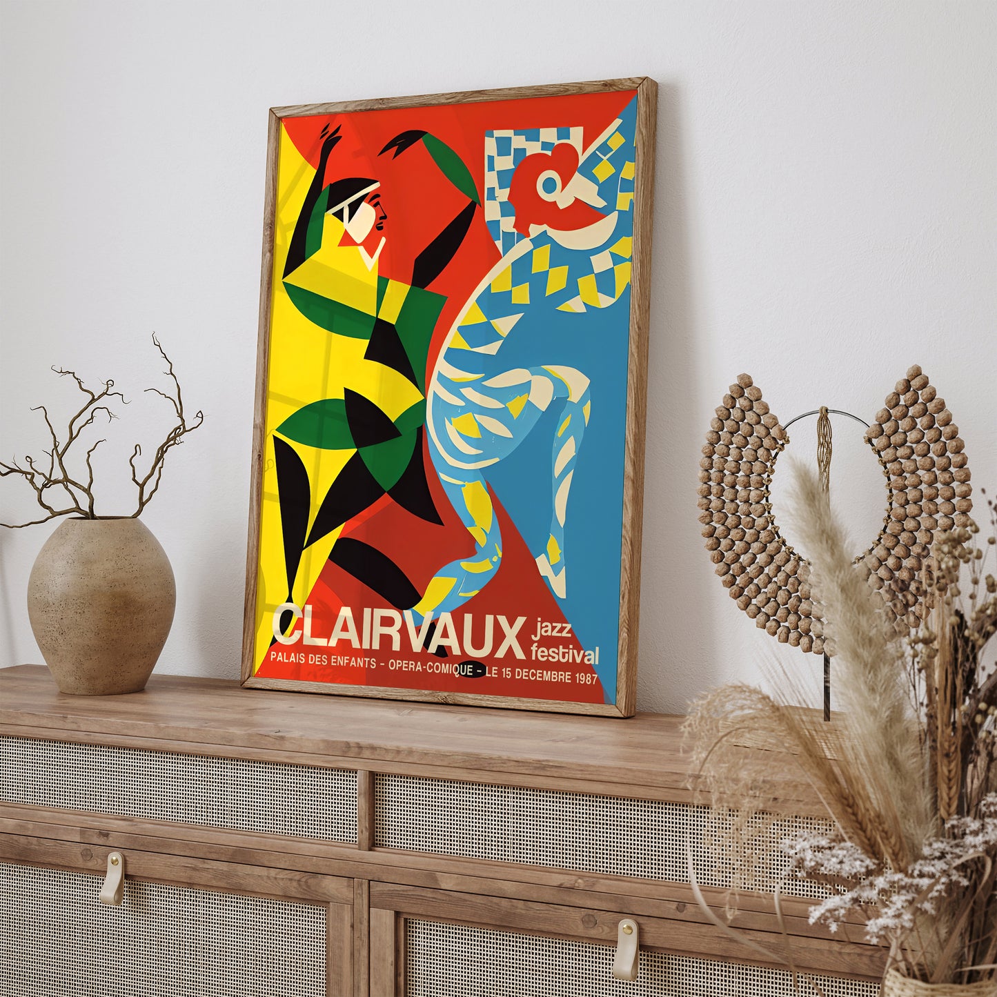 Clairvaux Jazz Festival 1987 Vintage Poster