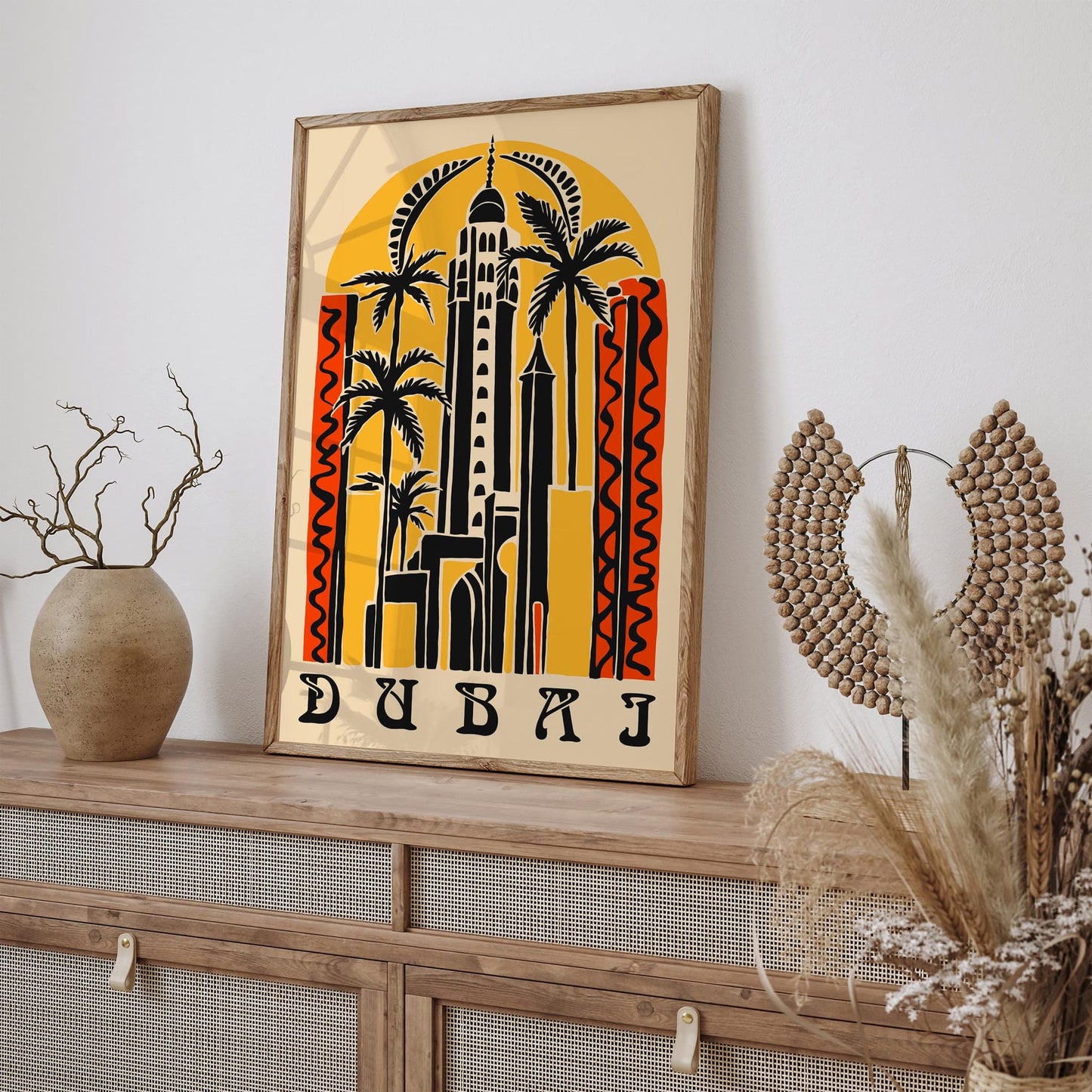 Dubai Eclectic Travel Poster