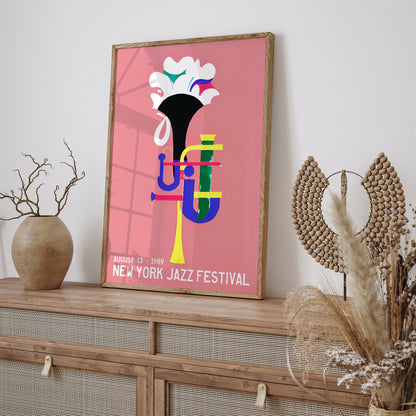 New York Jazz Festival Vintage Poster