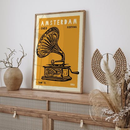Amsterdam Jazz Festival Gramophone Psoter