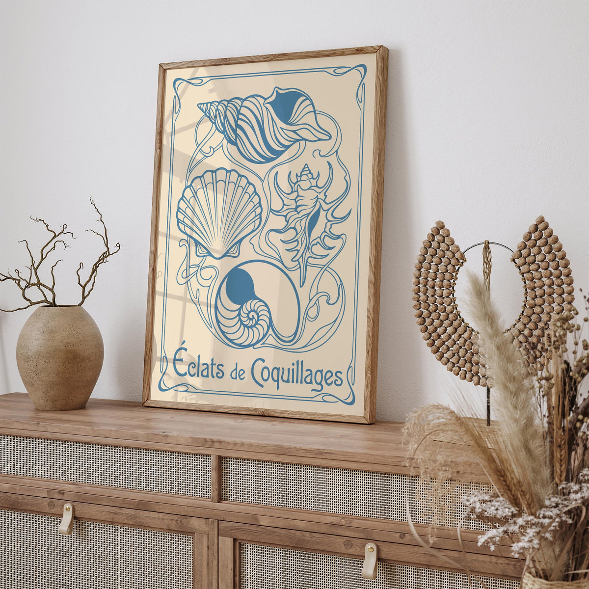 Vintage Seashells Poster