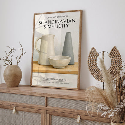 Scandinavian Simplicity Exhibition Poster