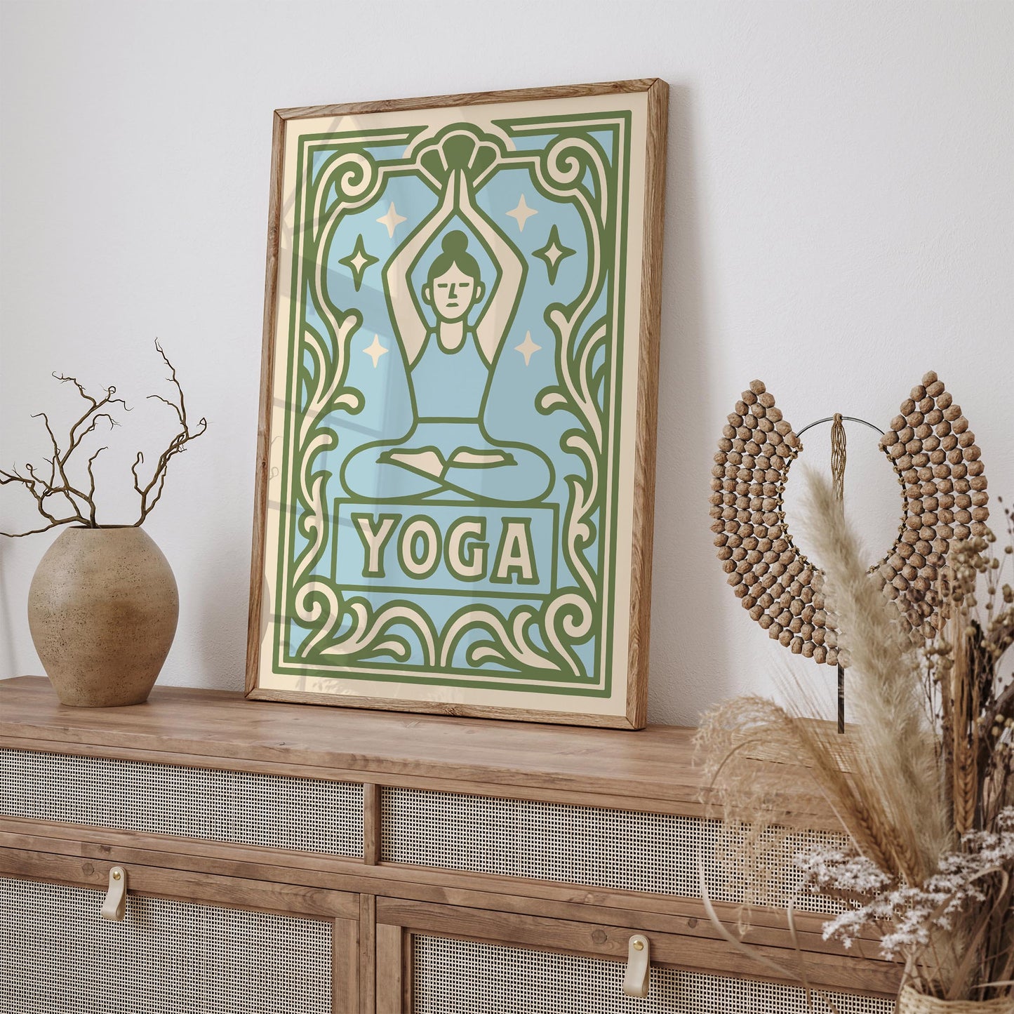 Yoga Poster – Funhouse Style Wellness Wall Art
