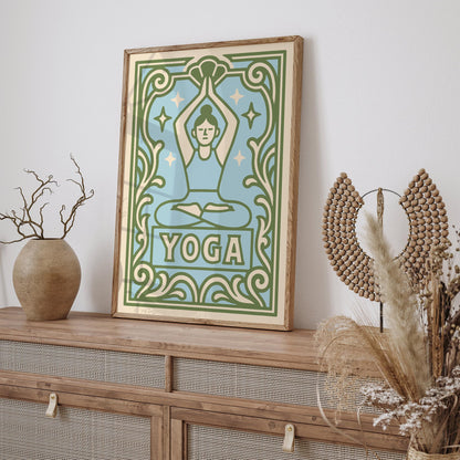 Yoga Poster – Funhouse Style Wellness Wall Art