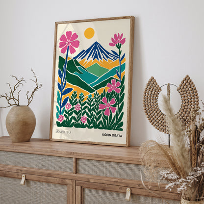 Mount Fuji Korin Ogata Travel Print