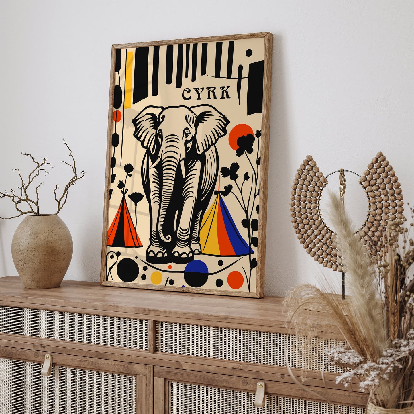 Polish Cyrk Festival Poster - Vintage Circus Wall Art