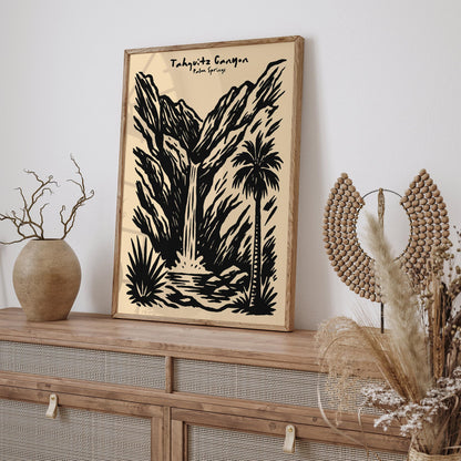 Tahquitz Canyon Poster - Palm Springs Wall Art