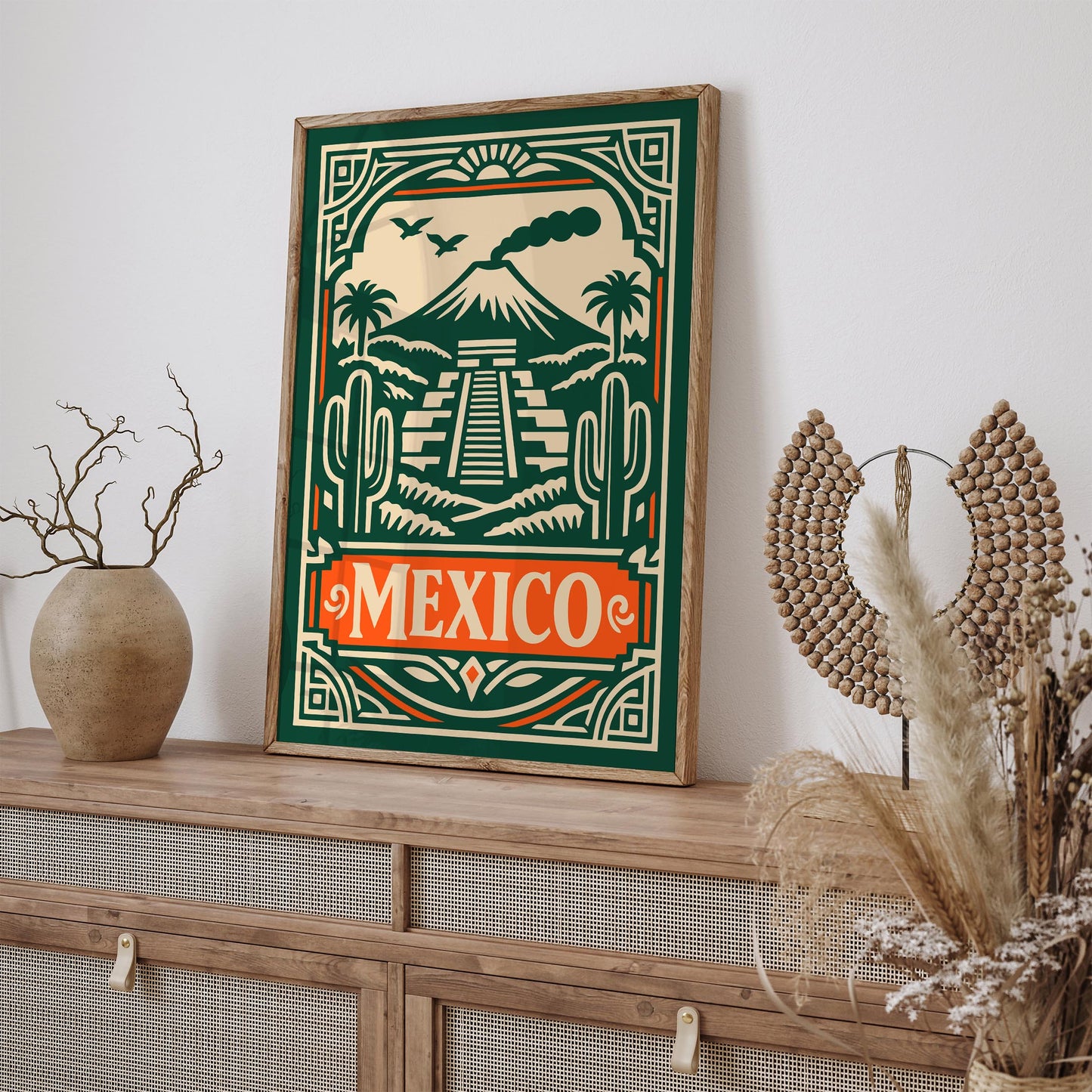 Mexico Travel Poster 2026 – Mexico Wall Art