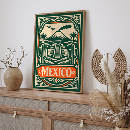 Mexico Travel Poster 2026 – Mexico Wall Art