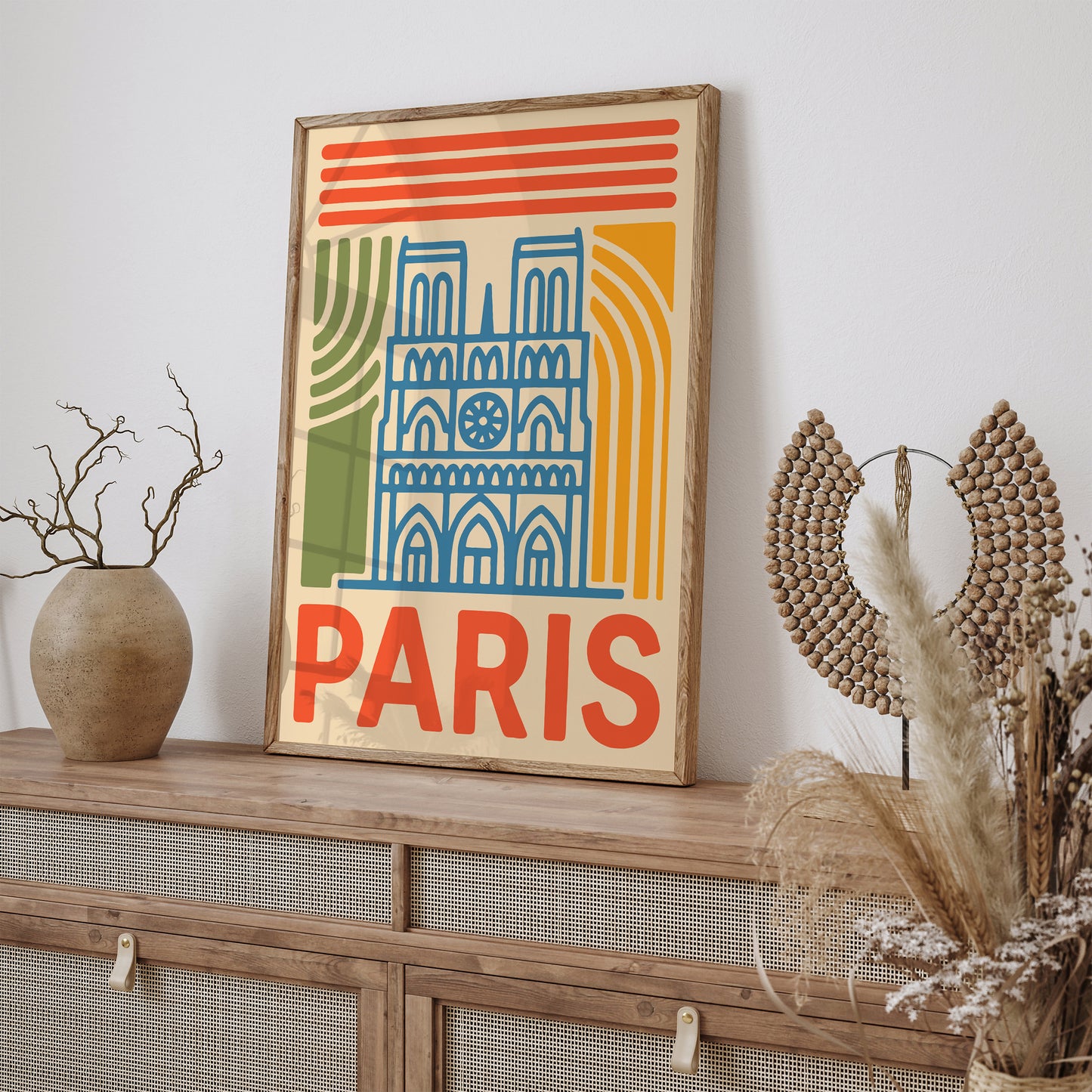 Paris Notre-Dame Travel Poster