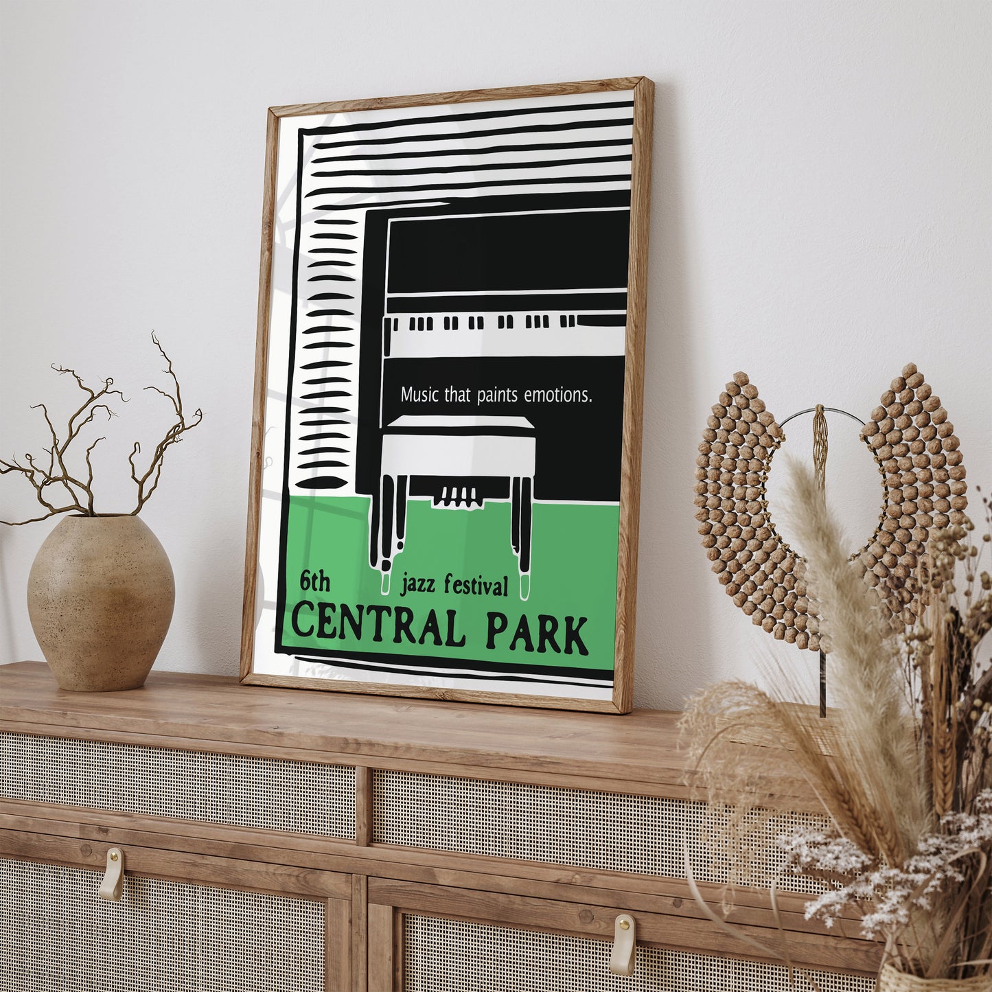 6th Central Park Jazz Festival Poster