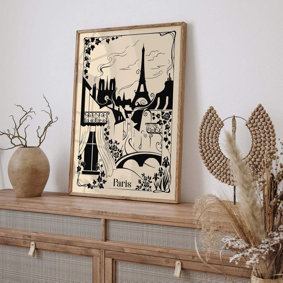Vintage Paris Sketch Poster