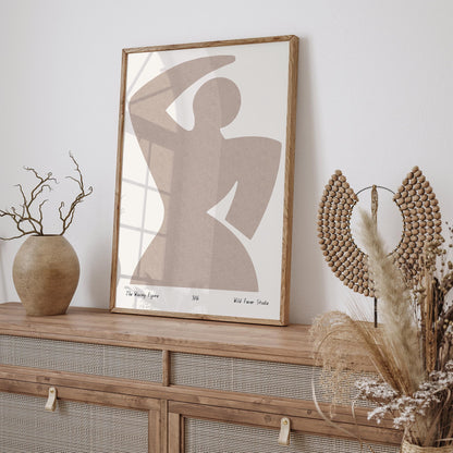 The Waving Figure - Abstract Minimalist Art Print