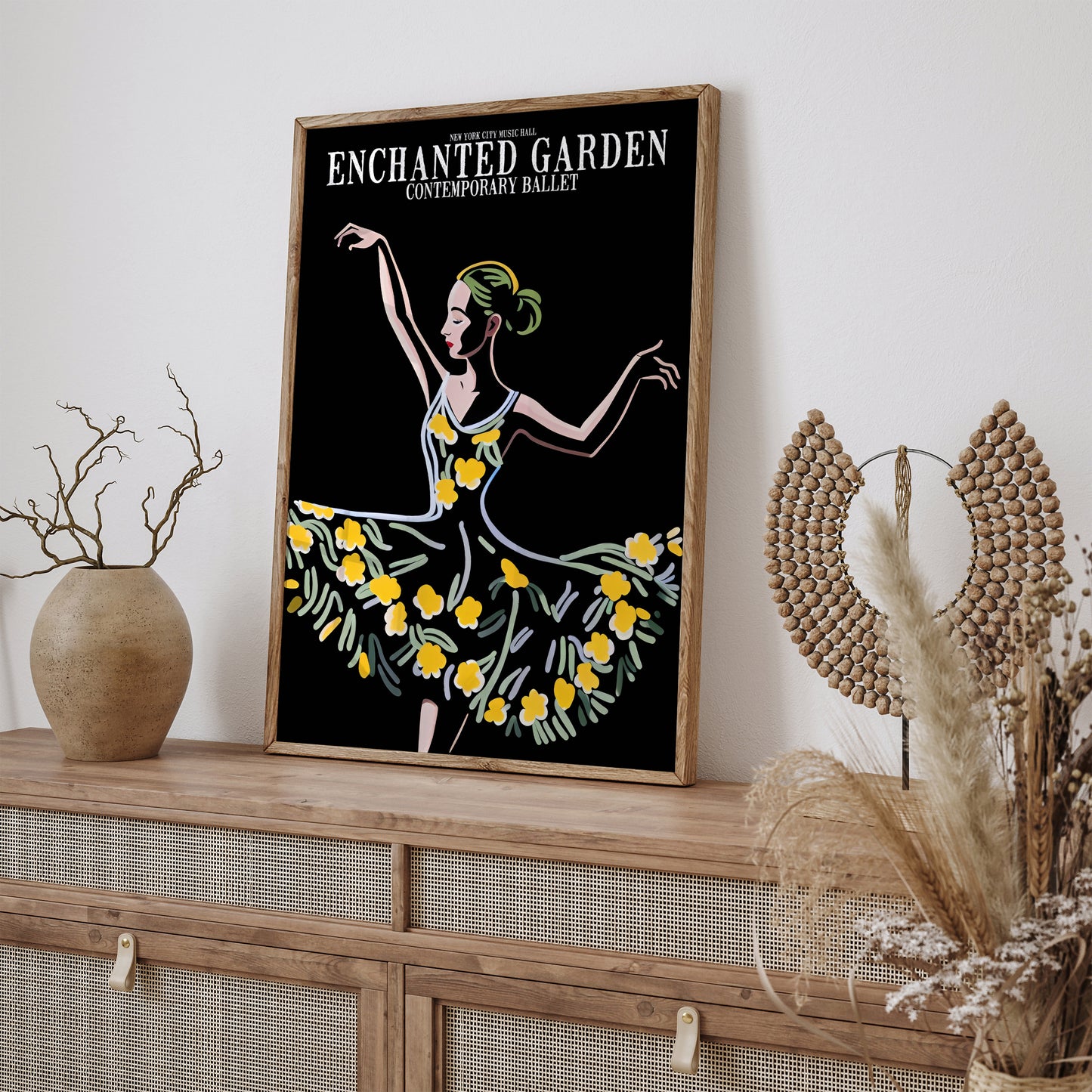 NYC ENCHANTED GARDEN Ballet Poster